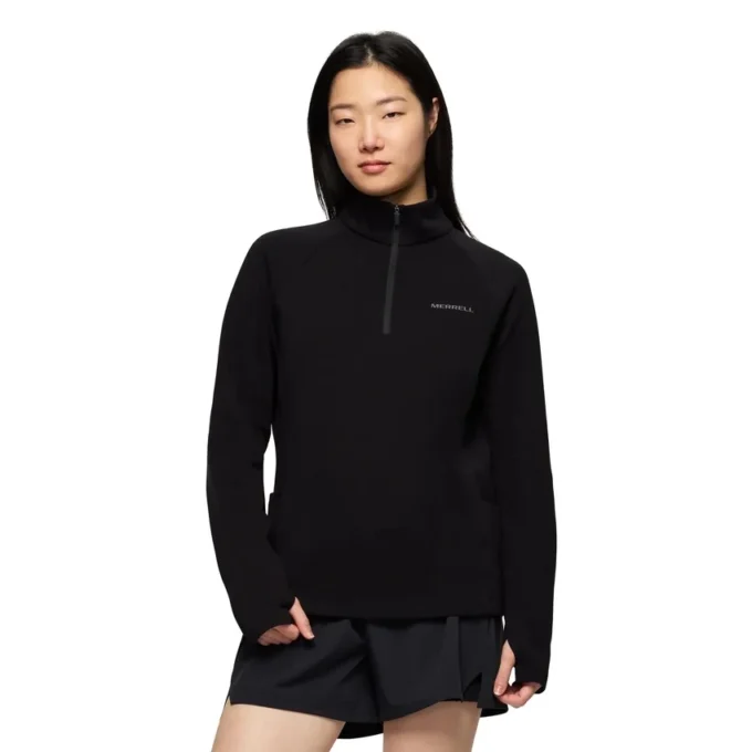 Camadas intermédias Riley Quarter Zip para mulher Camadas intermédias Riley Quarter Zip para mulher