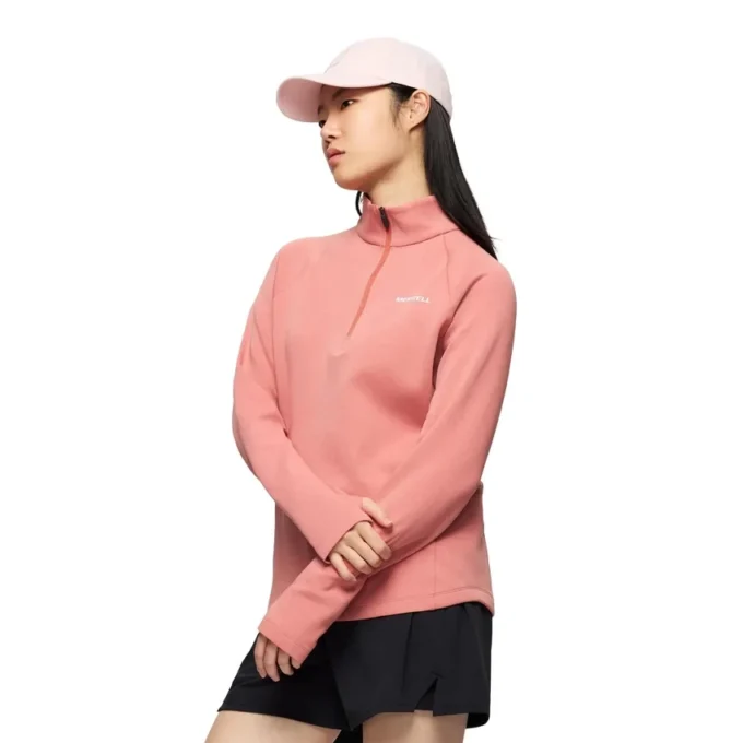 Camadas intermédias Riley Quarter Zip para mulher Camadas intermédias Riley Quarter Zip para mulher
