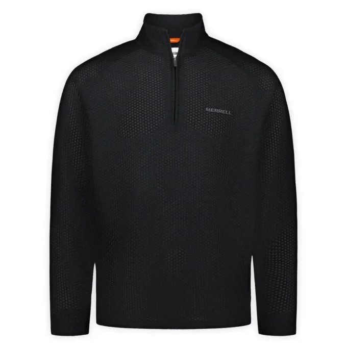 Camisa de camadas intermédias Teebo com fecho de correr de um quarto para homem Camisa de camadas intermédias Teebo com fecho de correr de um quarto para homem