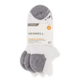Meias Eco Cushioned de cano baixo, embalagem de 3 pares