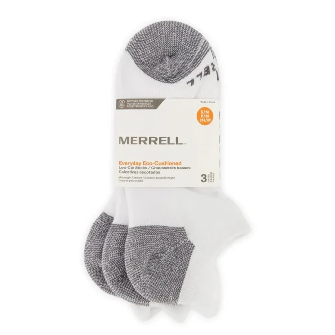Meias Eco Cushioned de cano baixo, embalagem de 3 pares Meias Eco Cushioned de cano baixo, embalagem de 3 pares