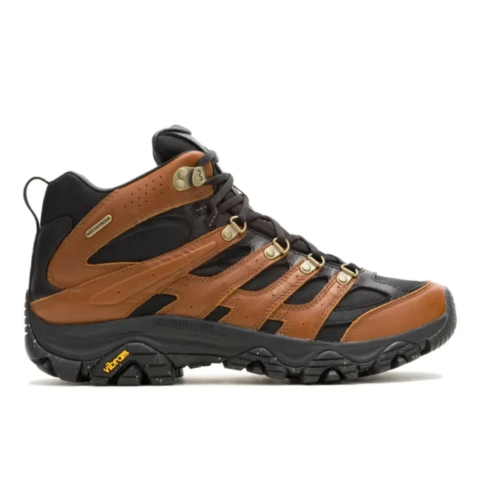 Moab 3 Luxe Leather Mid Waterproof para homem Moab 3 Luxe Leather Mid Waterproof para homem
