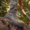 Sapato de trabalho Jungle Moc em couro com biqueira de compósito para homem Sapato de trabalho Jungle Moc em couro com biqueira de compósito para homem