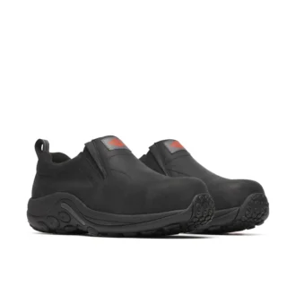 Jungle Moc de couro para homem, alta visibilidade, fibra de carbono, cano baixo