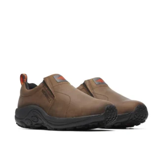 Sapato de trabalho Jungle Moc Leather SR para homem, largura larga Sapato de trabalho Jungle Moc Leather SR para homem, largura larga