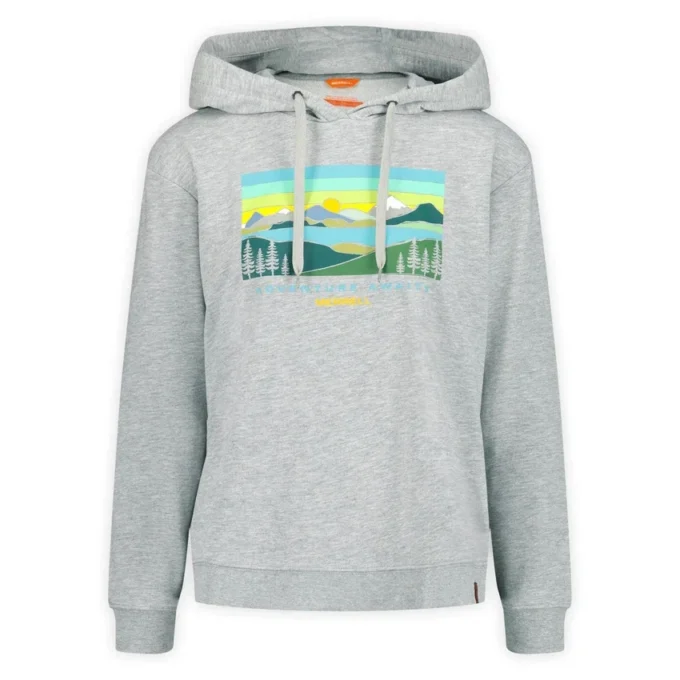Sweatshirt com capuz feminino Await Adventure Semi-Cropped Graphic Sweatshirt com capuz feminino Await Adventure Semi-Cropped Graphic