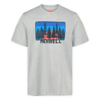 T-shirt com estampado Forest Line para homem