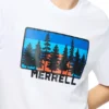 T-shirt com estampado Forest Line para homem T-shirt com estampado Forest Line para homem