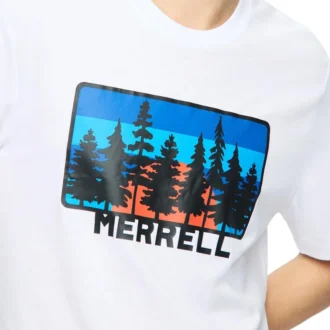 T-shirt com estampado Forest Line para homem