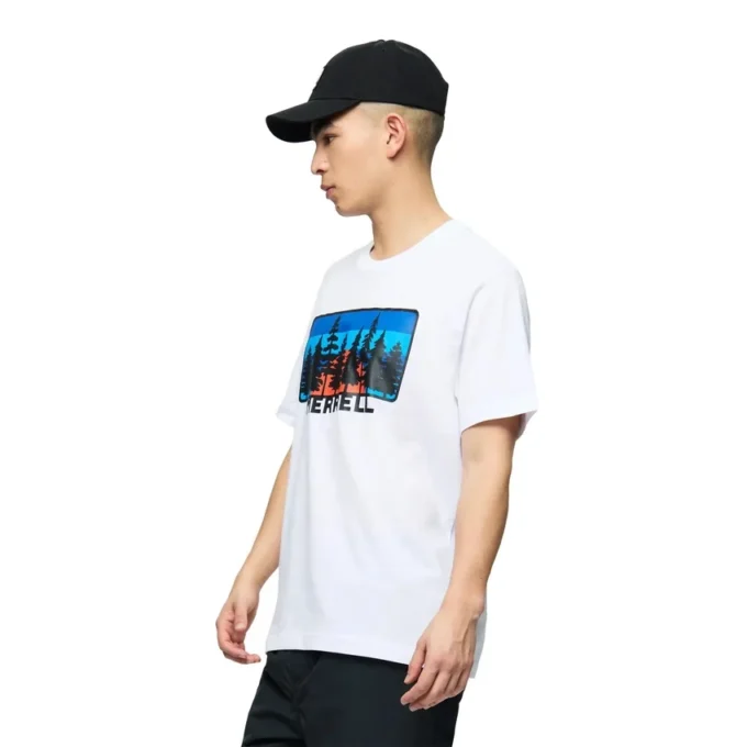 T-shirt com estampado Forest Line para homem T-shirt com estampado Forest Line para homem