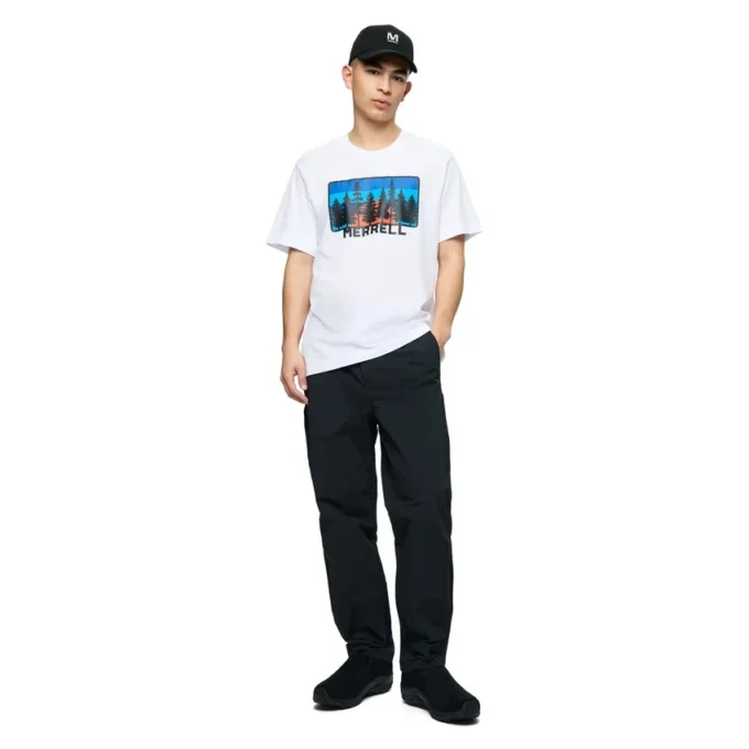 T-shirt com estampado Forest Line para homem T-shirt com estampado Forest Line para homem