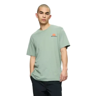 T-shirt com estampado Sunset View para homem