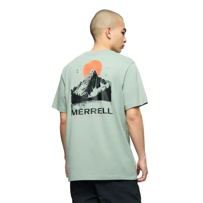 T-shirt com estampado Sunset View para homem T-shirt com estampado Sunset View para homem